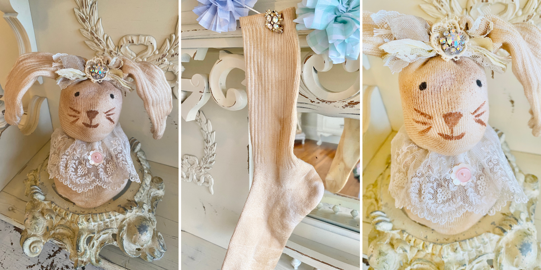 Shabby Chic Sock Bunny Class & Tea